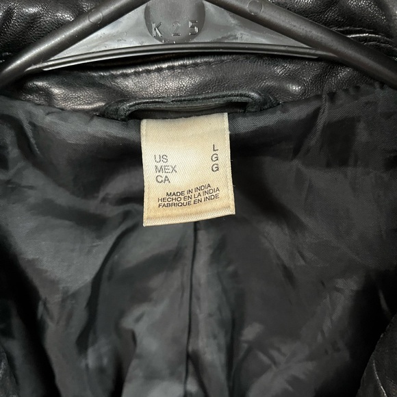 Men's Claiborne Genuine Lamb Leather Jacket - Picture 3 of 5